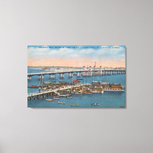 Toile St Augustine, FL - vue du pont des lions