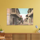 Toile St. Augustine, Floride - Vue de Charlotte St. (Insitu(Salon))