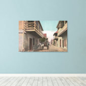 Toile St. Augustine, Floride - Vue de Charlotte St. (Insitu (Plancher de Bois))