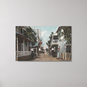 Toile St Augustine, la Floride - vue de St 2 de St