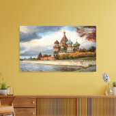 Toile St. Basil's Cathedral Canvas Art Print (Insitu(Salon))