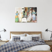 Toile St Benedict reçoit l'hospitalité (Insitu(Chambre))