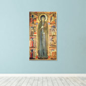 Toile St. Clare avec des scènes de sa vie (Insitu (Plancher de Bois))