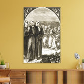 Toile St. Columba scandant, et attaqué par les druides, (Insitu(Salon))