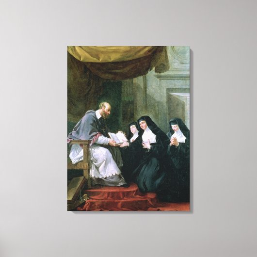 Toile St. François de Sales Donner la règle (Recto)