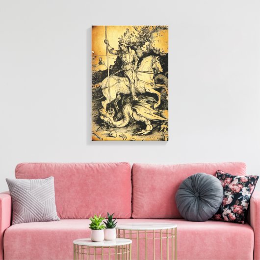 TOILE ST GEORGE ET DRAGON (Insitu(Salon))