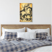TOILE ST GEORGE ET DRAGON (Insitu(Chambre))
