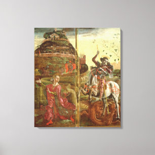 Toile St George et le dragon