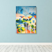 Toile St Germain près de Tunis | Auguste Macke | (Insitu (Plancher de Bois))