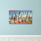 Toile St. Louis, Missouri - Scènes de grandes lettres (Insitu (Plancher de Bois))