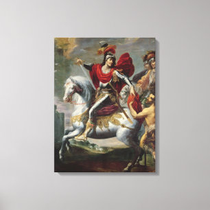 Toile St Martin partageant son manteau avec le mendiant