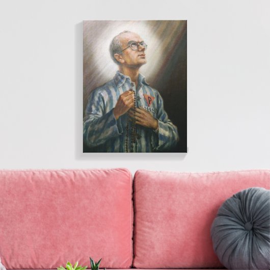 Toile St Maximillian Kolbe, (Insitu(Salon))