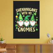 Toile St Patrick’s Day Lucky Shamrock Gnome (Insitu(Salon))