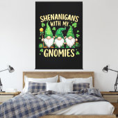 Toile St Patrick’s Day Lucky Shamrock Gnome (Insitu(Chambre))