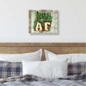 Toile St. Patrick's Day Irish AF Irish Marquee Lights (Insitu(Chambre))