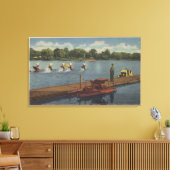 Toile St. Paul, MN - Course de VTT à Côme Park (Insitu(Salon))