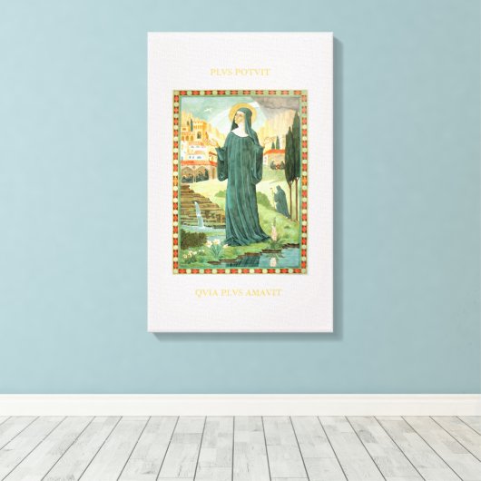 Toile St. Scholastica & St. Benedict (Insitu (Plancher de Bois))