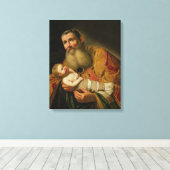 Toile St. Simeon présenter le Christ enfant (Insitu (Plancher de Bois))