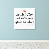 Toile St. Zelie Martin Citation Roses de fausse couche d (Insitu (Plancher de Bois))