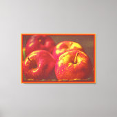 Toile "Stack of Red Apples Fruit" Photo mignonne. Comman (Recto)