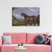Toile Stallion de Clydesdale (Thoroughbred Horse) (Anima (Insitu(Salon))