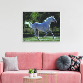 Toile Stallion Thoroughbred Running (Insitu(Salon))