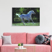 Toile Stallion Thoroughbred Running (Insitu(Salon))