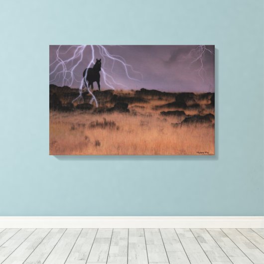 Toile Stallion Voodoo (Insitu (Plancher de Bois))