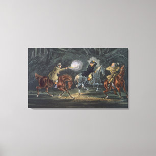 Toile Stand and Deliver, aquatiné par E. Duncan