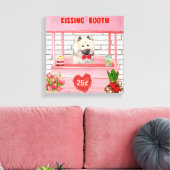 Toile Stand de baisers de la Saint-Valentin pour chien E (Insitu(Salon))