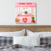 Toile Stand de baisers de la Saint-Valentin pour chien E (Insitu(Chambre))