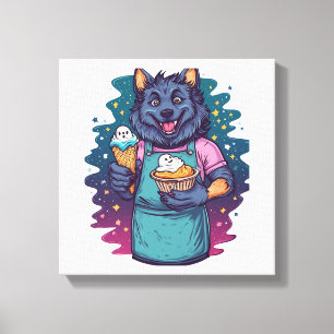 Toile Stand de glace de loup-garou