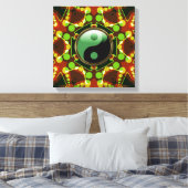 Toile Star Bubbles Nouvel Age Yin Yang Wrapped Canvas (Insitu(Chambre))