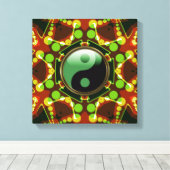 Toile Star Bubbles Nouvel Age Yin Yang Wrapped Canvas (Insitu (Plancher de Bois))