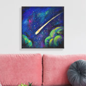 Toile Star Comet Peinture originale Art (Insitu(Salon))