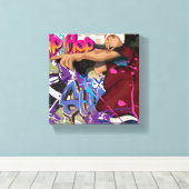 Toile Star du Hip Hop (Insitu (Plancher de Bois))