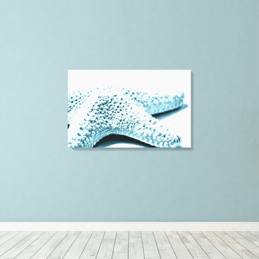 Toile Starfish bleu (Insitu (Plancher de Bois))