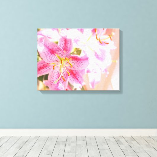 Toile stargazer lily (Insitu (Plancher de Bois))