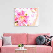 Toile stargazer lily (Insitu(Salon))