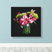 Toile Stargazer Lily Bouquet (Insitu (Plancher de Bois))