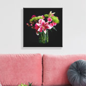 Toile Stargazer Lily Bouquet (Insitu(Salon))