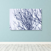 Toile Starlings dans un arbre (Insitu (Plancher de Bois))