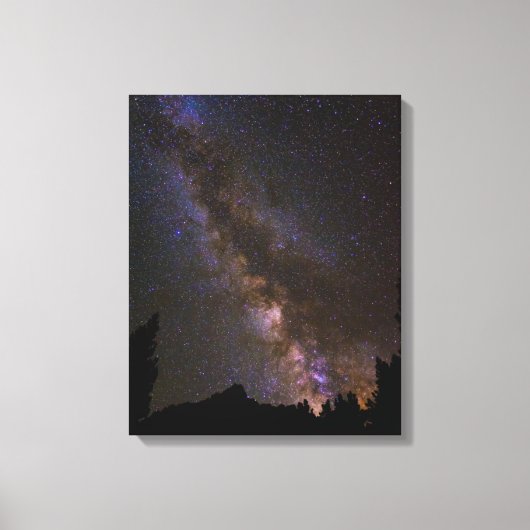 Toile Starry Milky way, Californie (Recto)