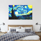Toile Starry Night, célèbre peinture de Vincent van Gogh (Insitu(Chambre))