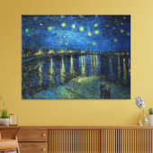 Toile Starry Night over the Rhone by Van Gogh (Insitu(Salon))