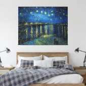 Toile Starry Night over the Rhone by Van Gogh (Insitu(Chambre))