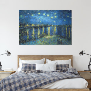 Toile Starry Night Over the Rhone par Vincent van Gogh