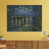 Toile Starry Night Over the Rhone par Vincent Van Gogh (Insitu(Salon))