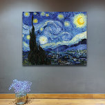 Toile Starry Night Sky Vincent van Gogh<br><div class="desc">Une toile d'art de la peinture à l'huile Starry Night (1889) de Vincent Van Gogh (1853-1890). Un tableau représentant la vue depuis sa chambre au sanitorium de Saint-Rémy-de-Provence,  sud de la France.</div>