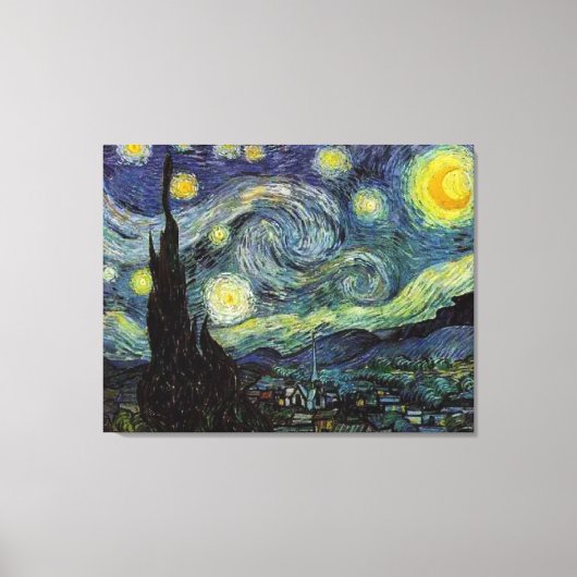 Toile Starry Night, Vincent van Gogh (Recto)